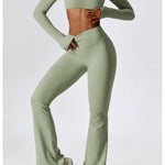 Gym Yoga Suit 2PCS Tight Fitting Set for Women  Clean Vanilla Store