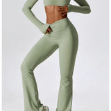 Gym Yoga Suit 2PCS Tight Fitting Set for Women  Clean Vanilla Store