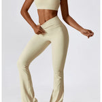 Gym Yoga Suit 2PCS Tight Fitting Set for Women  Clean Vanilla Store