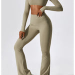 Gym Yoga Suit 2PCS Tight Fitting Set for Women  Clean Vanilla Store