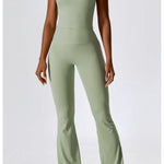 Gym Yoga Suit 2PCS Tight Fitting Set for Women  Clean Vanilla Store