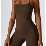 Gym Yoga Suit 2PCS Tight Fitting Set for Women  Clean Vanilla Store