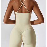 Gym Yoga Suit 2PCS Tight Fitting Set for Women  Clean Vanilla Store