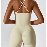 Gym Yoga Suit 2PCS Tight Fitting Set for Women  Clean Vanilla Store