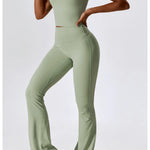 Gym Yoga Suit 2PCS Tight Fitting Set for Women  Clean Vanilla Store