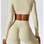 Gym Yoga Suit 2PCS Tight Fitting Set for Women  Clean Vanilla Store