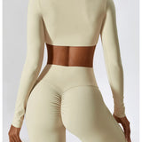 Gym Yoga Suit 2PCS Tight Fitting Set for Women  Clean Vanilla Store