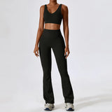 Gym Yoga Suit 2PCS Tight Fitting Set for Women  Clean Vanilla Store