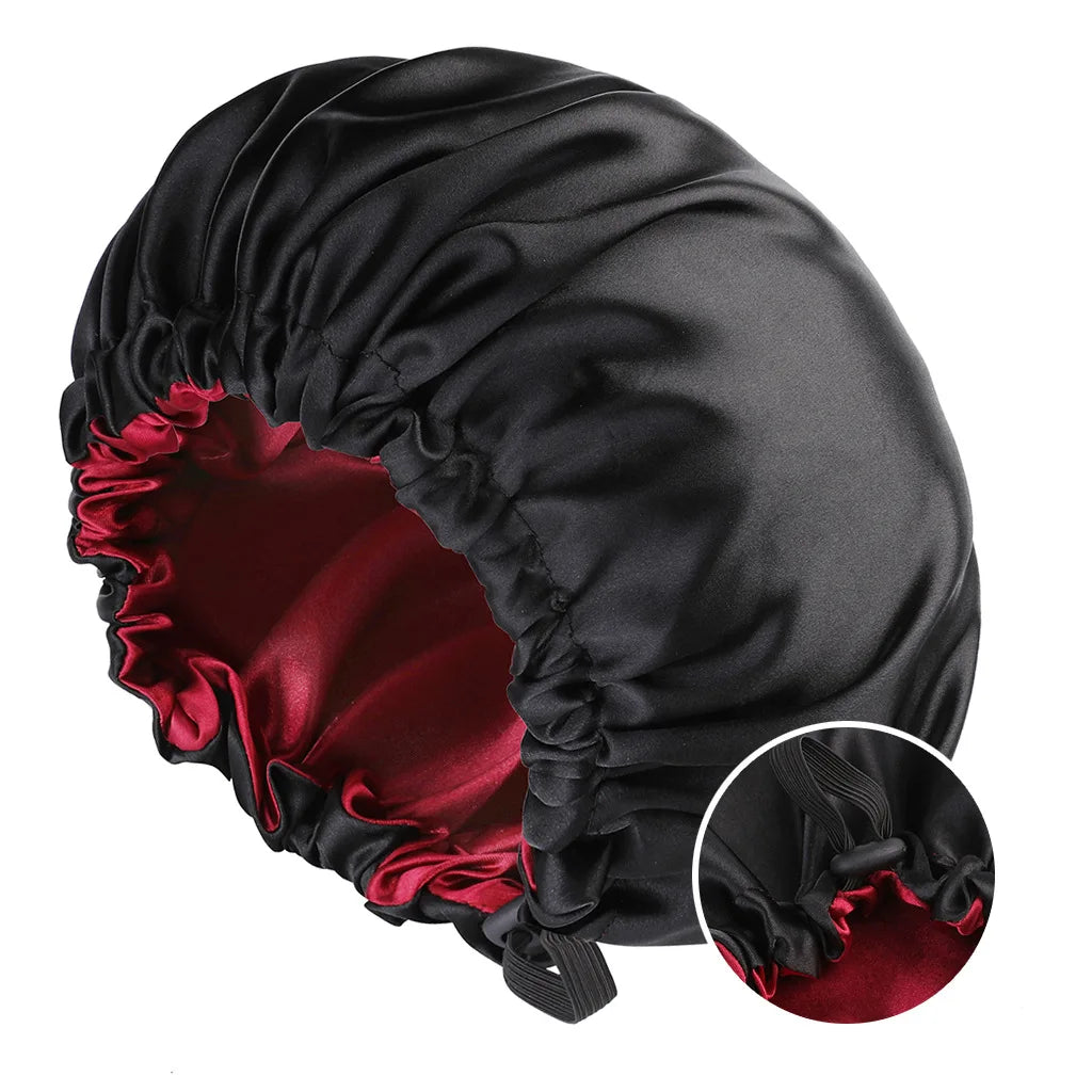 Reversible Silky Satin Bonnet with Soft Feel  Clean Vanilla Store