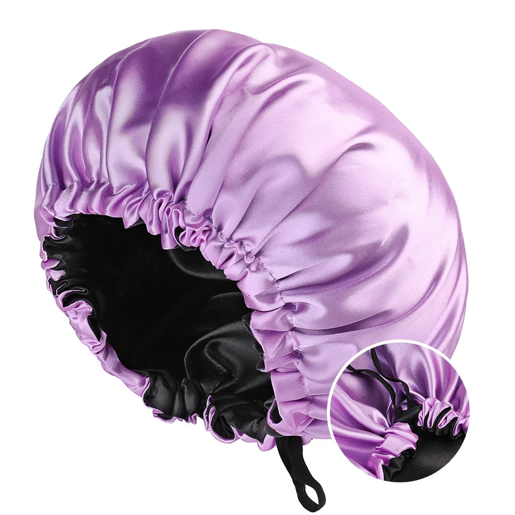 Reversible Silky Satin Bonnet with Soft Feel  Clean Vanilla Store
