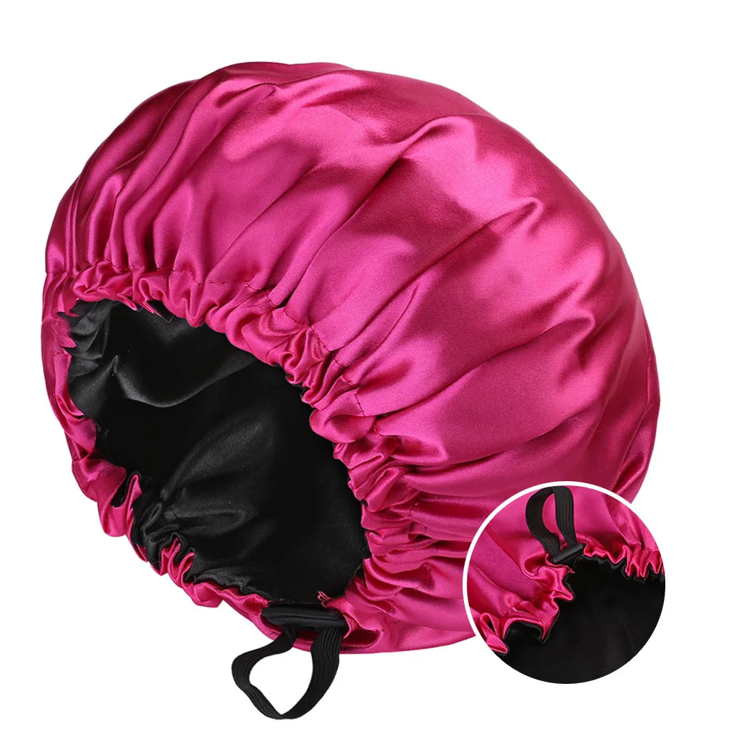 Reversible Silky Satin Bonnet with Soft Feel  Clean Vanilla Store