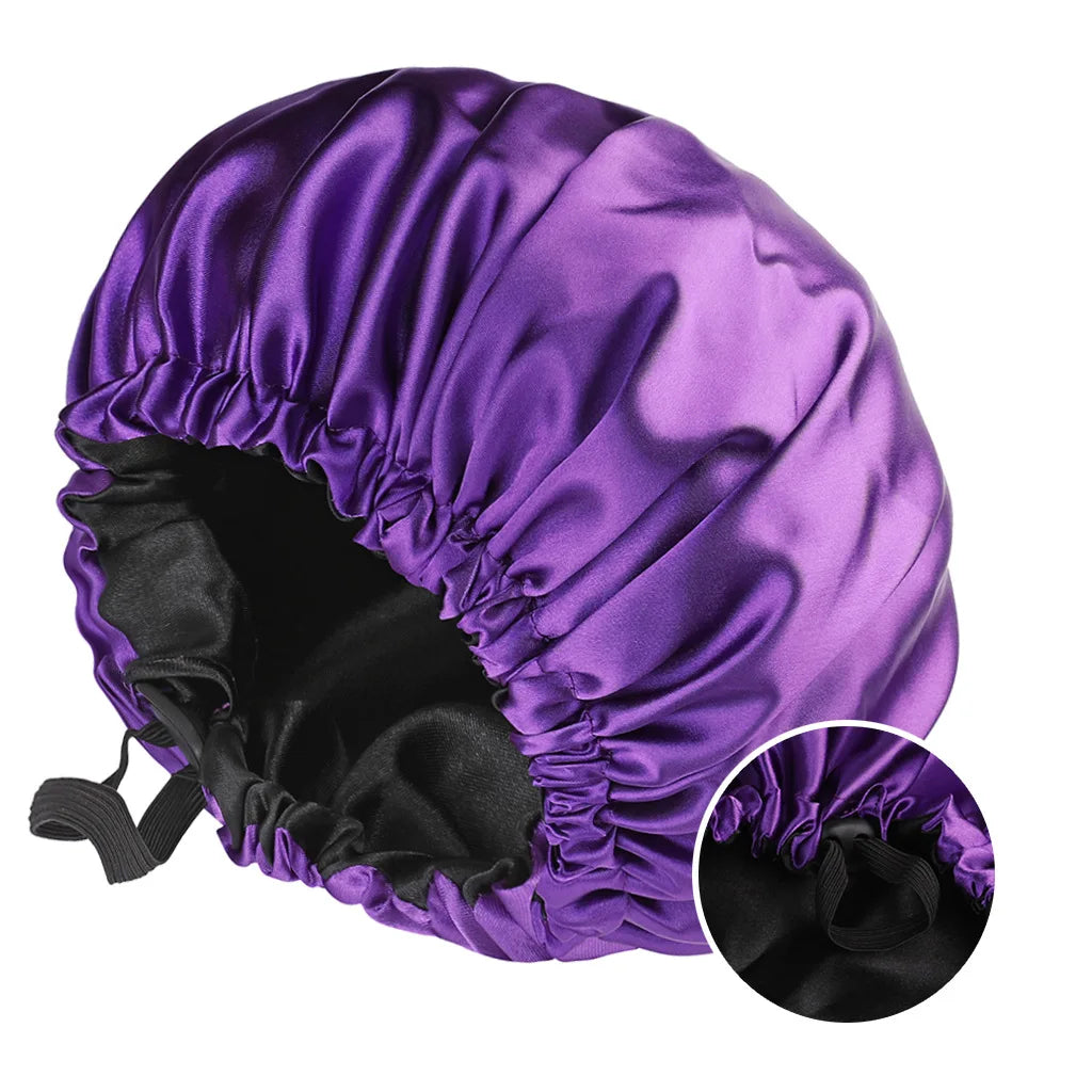 Reversible Silky Satin Bonnet with Soft Feel  Clean Vanilla Store