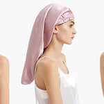 100% Mulberry Silk Long Hair Wrap Bonnet for Women  Clean Vanilla Store