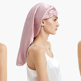100% Mulberry Silk Long Hair Wrap Bonnet for Women  Clean Vanilla Store