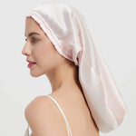 100% Mulberry Silk Long Hair Wrap Bonnet for Women  Clean Vanilla Store