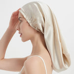 100% Mulberry Silk Long Hair Wrap Bonnet for Women  Clean Vanilla Store