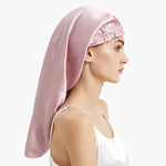 100% Mulberry Silk Long Hair Wrap Bonnet for Women  Clean Vanilla Store