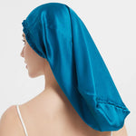 100% Mulberry Silk Long Hair Wrap Bonnet for Women  Clean Vanilla Store