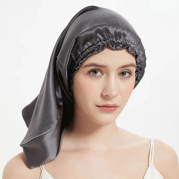 100% Mulberry Silk Long Hair Wrap Bonnet for Women  Clean Vanilla Store