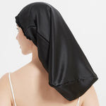 100% Mulberry Silk Long Hair Wrap Bonnet for Women  Clean Vanilla Store