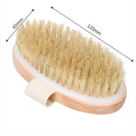 Exfoliating Wooden Body Massage Shower Brush for Radiant Skin  Clean Vanilla Store
