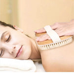 Exfoliating Wooden Body Massage Shower Brush for Radiant Skin  Clean Vanilla Store