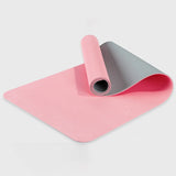 Eco-Friendly TPE Yoga Mat with Strap Non-Slip  Clean Vanilla Store
