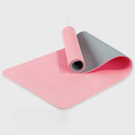 Eco-Friendly TPE Yoga Mat with Strap Non-Slip  Clean Vanilla Store