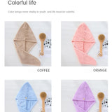 Dry Hair Cap Sports Towel Fiber Soft Turban - Quick-Dry  Clean Vanilla Store