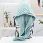 Dry Hair Cap Sports Towel Fiber Soft Turban - Quick-Dry  Clean Vanilla Store
