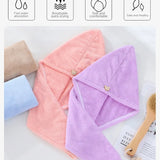 Dry Hair Cap Sports Towel Fiber Soft Turban - Quick-Dry  Clean Vanilla Store