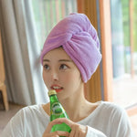 Dry Hair Cap Sports Towel Fiber Soft Turban - Quick-Dry  Clean Vanilla Store