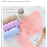 Dry Hair Cap Sports Towel Fiber Soft Turban - Quick-Dry  Clean Vanilla Store