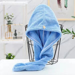 Dry Hair Cap Sports Towel Fiber Soft Turban - Quick-Dry  Clean Vanilla Store