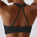 Anfilia Women Sports Bras Halter Neck Comfort & Fit  Clean Vanilla Store