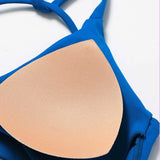 Anfilia Women Sports Bras Halter Neck Comfort & Fit  Clean Vanilla Store