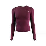 Long Sleeve Yoga Shirts Sport Top for Women, Quick-Dry  Clean Vanilla Store