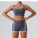 Stylish Women Gym Tracksuit Clothes Yoga Set 2 Pieces  Clean Vanilla Store