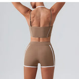 Stylish Women Gym Tracksuit Clothes Yoga Set 2 Pieces  Clean Vanilla Store