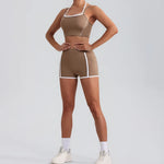 Stylish Women Gym Tracksuit Clothes Yoga Set 2 Pieces  Clean Vanilla Store
