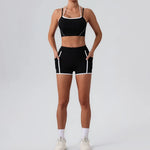 Stylish Women Gym Tracksuit Clothes Yoga Set 2 Pieces  Clean Vanilla Store