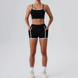 Stylish Women Gym Tracksuit Clothes Yoga Set 2 Pieces  Clean Vanilla Store