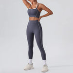 Stylish Women Gym Tracksuit Clothes Yoga Set 2 Pieces  Clean Vanilla Store