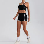 Stylish Women Gym Tracksuit Clothes Yoga Set 2 Pieces  Clean Vanilla Store