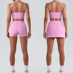 Stylish Women Gym Tracksuit Clothes Yoga Set 2 Pieces  Clean Vanilla Store