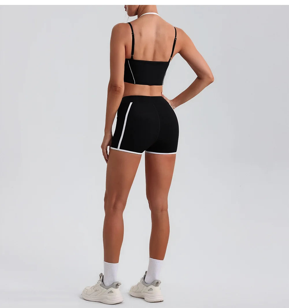 Stylish Women Gym Tracksuit Clothes Yoga Set 2 Pieces  Clean Vanilla Store