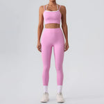 Stylish Women Gym Tracksuit Clothes Yoga Set 2 Pieces  Clean Vanilla Store