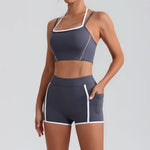 Stylish Women Gym Tracksuit Clothes Yoga Set 2 Pieces  Clean Vanilla Store