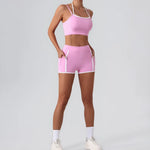 Stylish Women Gym Tracksuit Clothes Yoga Set 2 Pieces  Clean Vanilla Store