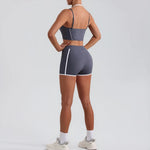 Stylish Women Gym Tracksuit Clothes Yoga Set 2 Pieces  Clean Vanilla Store
